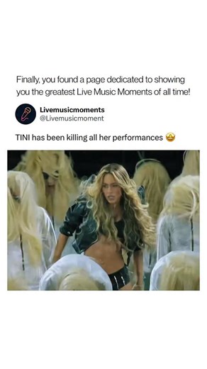 Live Music Moments on Instagram: "Tini Stoessel ignited the stage with her FUTTTURA show — an ambitious live concert-festival concept — at Tecnópolis in Buenos Aires beginning in October 2025, where she performed a dynamic set blending pop, Latin and electronic influences alongside visual spectacle and multiple guest appearances. Throughout the immersive FUTTTURA performances, Tini revisited career milestones from her Violetta beginnings to her latest hits like “Blackout,” “La Triple T” and more