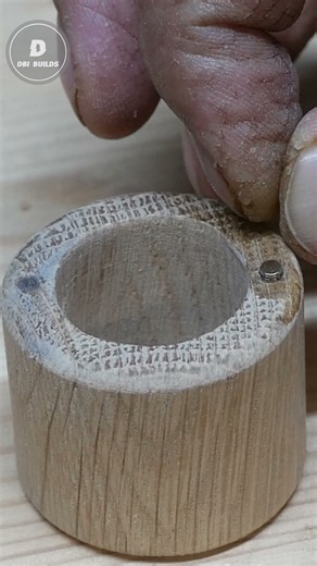 Making tiny magnet box #shorts #diy #woodworking