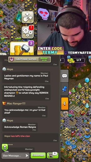 Bro WHAT is Clan Notice even about... (Clash Of Clans)