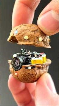 Not Just a Walnut — It’s a Secret Camera I Created!