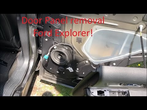 2011-2019 Ford Explorer rear door panel removal