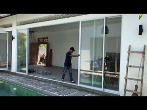 Pintu sliding aluminium bali