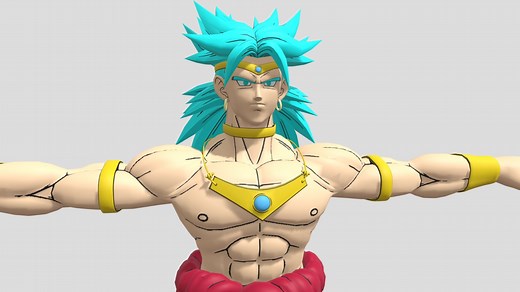 Broly_Super_Saiyan_Dbxv2 - Download Free 3D model by 20062020year