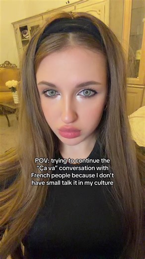 I don’t know what to say after ça va 😭 #france #relatable #french #français #frenchlanguage