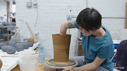 14K views · 185 reactions | An Asheville ceramic artist’s love for nature and her dedication to authenticity is reflected in her stunning pottery made from wild North Carolina clay, which won her the top prize in the 2020 Made in NC Awards. | Our State Magazine | Facebook