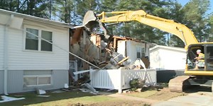 UPDATE: Crews demolish unfit housing for Fort Gordon service members