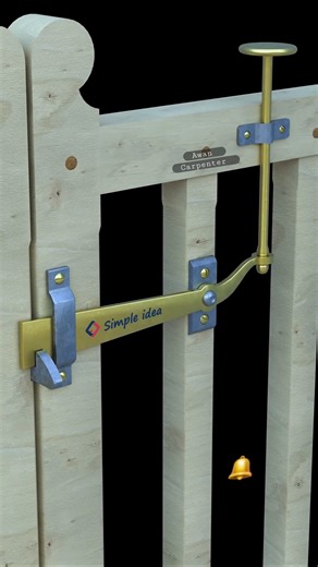 Simple & Strong Lock System 🔐 💪 #carpentry #wood #woodwork