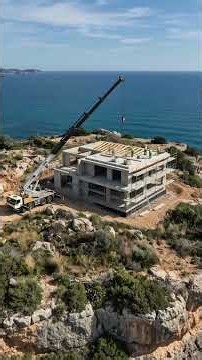 $2.8 Million Mediterranean Cliffside Villa Built From Scratch | Luxury Construction Timelapse