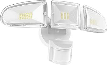 JJC 4600LM 40W LED Security Lights Motion Sensor Outdoor Lights Fixture, LED Flood Light Outdoor, Waterproof IP65 5700K Super Bright Motion Detector Lights for Garage Backyard Porch(Not Solar Powered)