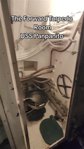 The Forward Torpedo Room USS Panpanito #museum #navy #submarine #ww2 #history