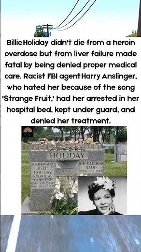 The Truth About Billie Holiday’s Death Was Hidden for Decades 🎤🐦 #shorts