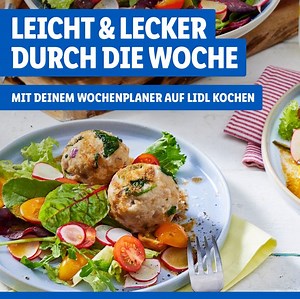 Lust zu kochen, aber kein passendes Rezept parat? 🤯 ​ Mit dem persönlichen Essensplan auf Lidl Kochen kannst du ab sofort deine Gerichte für die Woche ganz einfach und stressfrei planen und Rezepte entdecken, die genau zu deiner Ernährung passen – Einkaufen & Kochen leicht gemacht. Probier‘s direkt aus! | Lidl in Deutschland