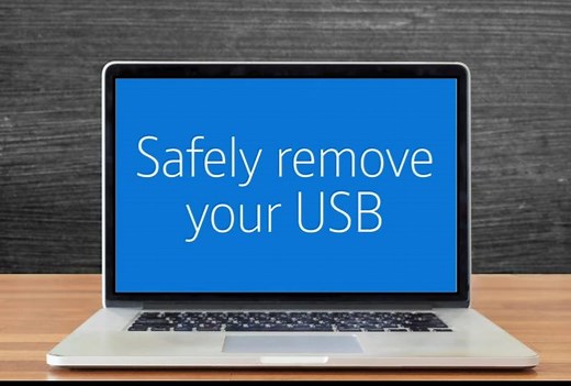 Discover the safe way to remove your USB stick from your computer. | BT