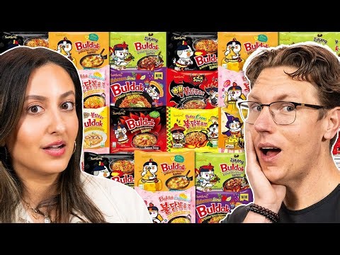 Trying Every Buldak Ramen Flavor