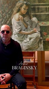 Arthur Braginsky ,,Fluxus Temporis,,oil on canvas, 100x120, 2021, #portrait #artwork #oilpainting #art #angel | Arthur Braginsky