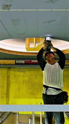 Perfect Circular Drywall Cutting Using a Simple Wooden Jig.