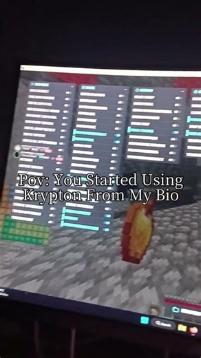 Pov:You got Krypton from my bio #donutsmp #minecraft #kryptonclient