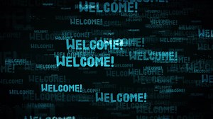 Download Welcome Message Background Loop for free