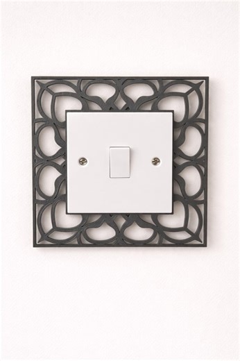 Art Deco Light Switch Surround, Intricate Wall Decor Plate, UK Single Switch - Etsy UK