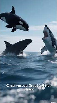 Orca vs Great White Shark – The Real Ocean King Revealed! #shorts #ocean