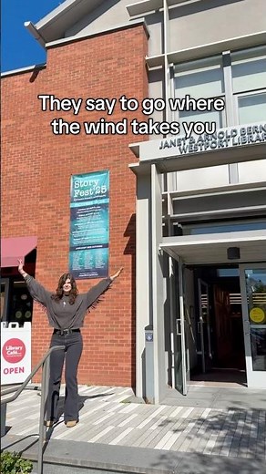 Head to the Westport Library for day 1 of StoryFest! 🌬️📍📚 #librarytalks