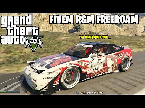 GTA 5 FiveM PC - FIRST LOOK AT RSM FREEROAM (FREE SERVER)