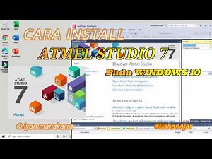 Cara Install Atmel studio 7.0 pada windows 10 ll Belajar pemograman