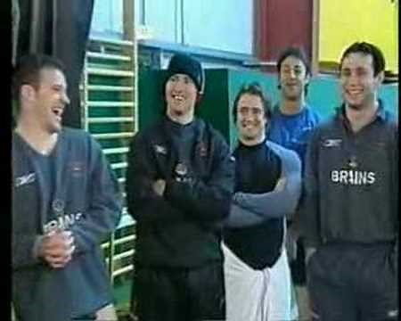 Welsh Rugby Team in ECB Cold Ice Bath