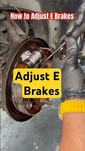 How to Adjust drum Brakes #foryou #auto #mechanic #canada #diy #brakedrum #brakepads