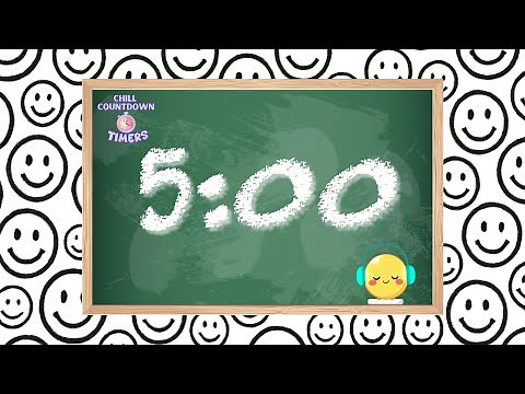 5 Minute Classroom Timer Cute Countdown for Students and Teachers