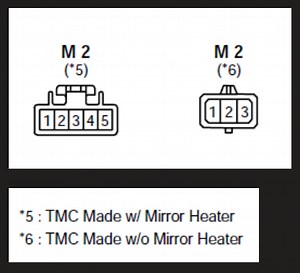 Adding heated mirrors to 2005 Camry LE