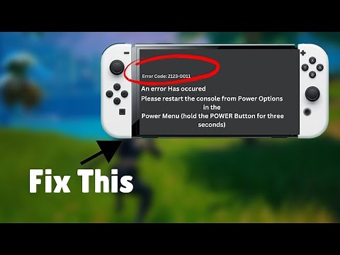 How to fix Error code 2123-0011 on your switch