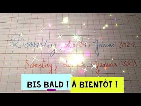 Savoir écrire la date en allemand en 2 minutes !