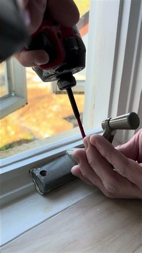 Tip on how remove Anderson window plastic cover before painting. #Anderson #window #paint
