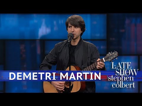 Demetri Martin Performs Stand-Up