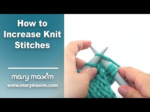 Learn How to Knit for Beginners: Increase Knitting Stitches/M1 with Slow Motion