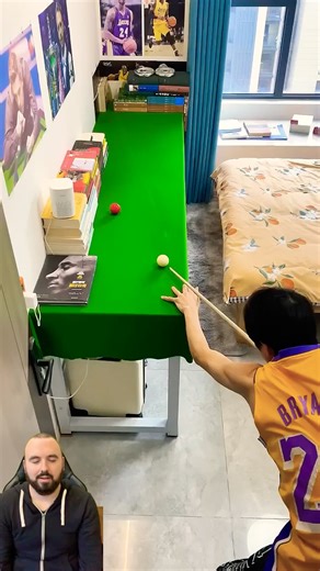 No Table - No Problem 😂 #shorts #billiards #diy #pool #build #foryou