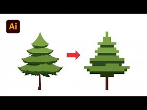 Create Vector Pixel Art in Illustrator