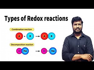 6.Types of Redox Reactions | Combination | Displacement Reactions
