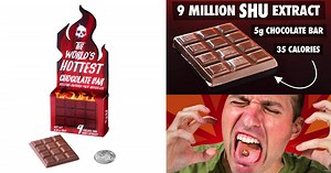 World's Hottest Chocolate Bar - 9 Million Scoville Heat Units!