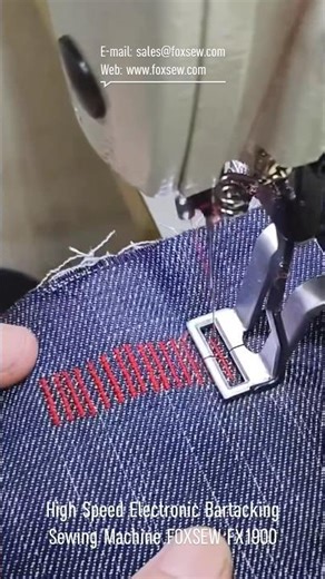 High Speed Direct Drive Bartacking Sewing Machine