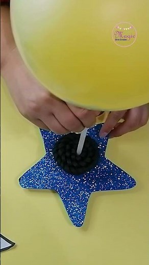 🎓Easy-to-make decorated graduation balloon #graduation #crafts