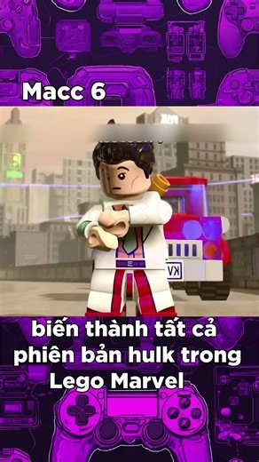 Biến hình thành tất cả phiên bản của Hulk trong trò chơi Lego Marvel #shorts #gaming #legomarvel