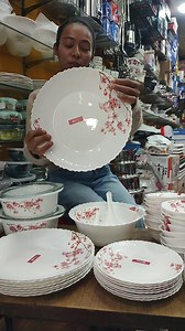 🌸 Elevate Every Meal with Elegant Dining – Bistro Opal 58pcs Dinner Set 🌸 Bring restaurant-style presentation to your home! The Bistro Opal Dinner Set features a soft white base with delicate floral prints — perfect for family dinners, guests, and festive occasions in Nepali homes. ✨ Premium Quality | Authentic Design | Classy Finish 📦 Complete 58 Pieces Composition: • Oval Plate 14" – 1 pc • Dinner Plate 10.5" – 8 pcs • Half Plate 7.5" – 8 pcs • Soup Bowl 5" – 8 pcs • Small Bowl 4" – 8 pcs •