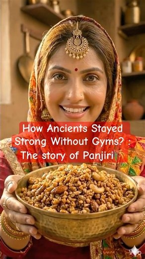 Ancient India's Original "Protein Powder"?(No Chemical Panjiri)💪 #shorts #historyfacts #foodhistory