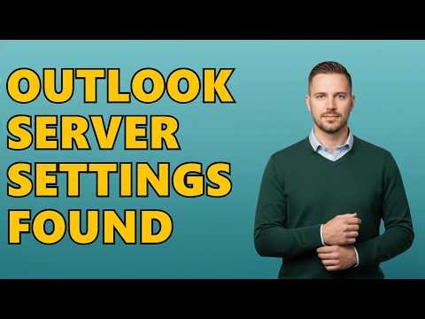 Where To Find IMAP Settings In Outlook?