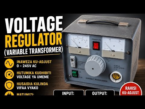 Jinsi Ya Ku-Control Voltage Kwa Urahisi/0-245V AC.
