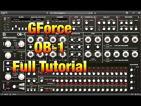GForce Oberheim OB-1 Synth - Full Tutorial & Demo - Everything You Need to Know