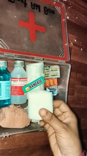 first aid box diy converting from old box#creation