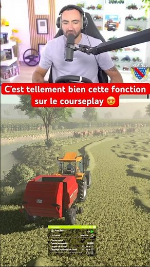 This feature on the courseplay is so good 😍 #fs25 #farmingsimulator25